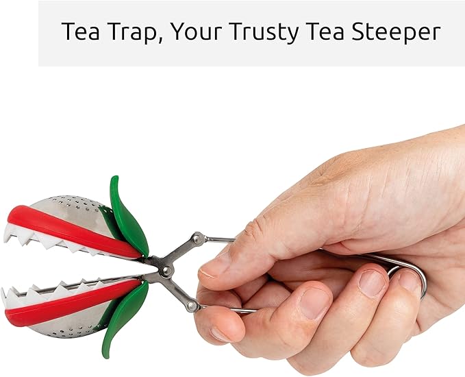 Cute Tea Infuser by OTOTO - Loose Leaf Tea Steeper, Tea Accessories, Tea Diffusers, Tea Infuser for Loose Leaf Tea, Tea Strainers, Cute Gifts, Tea Gift Set, Kitchen Gifts, Cooking Gadgets