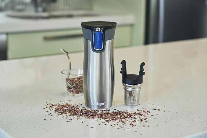 Contigo West Loop Autoseal Travel Mug, Stainless Steel Thermal Mug, Vacuum Flask, Leakproof Tumbler, Coffee Mug with BPA-Free Easy-Clean Lid - Image 8