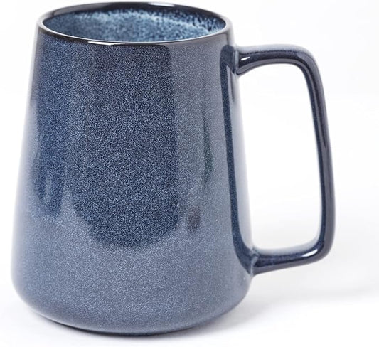 Large Ceramics Coffee Mugs,24 OZ,Large Handle Design,Extra Large Tea and Coffee Cup for Office and Home，Microwave And Dishwasher Safe(Color:24 oz blue) by Ceraozmus