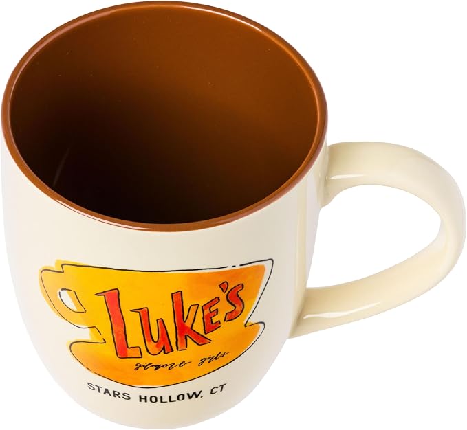Silver Buffalo Gilmore Girls Luke's Lipstick Stain, Ceramic Mug, 18oz | Logo, 0.53 Liters - Image 3