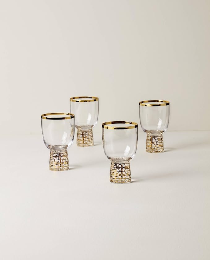 Lenox 897412 Tuscany Classics Gold Frost Wine Glasses, Set of 4 - Image 2