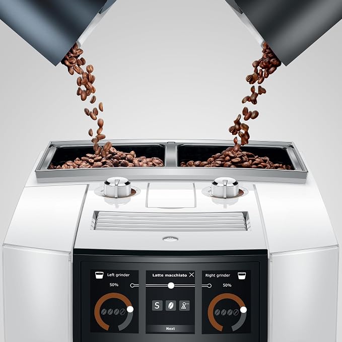 Jura J8 twin Diamond White Automatic Coffee Machine - Image 6