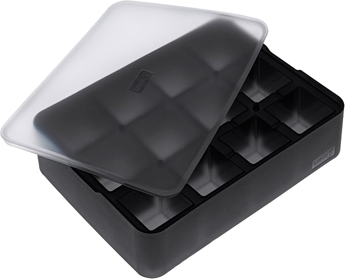 LURCH Germany ICE Former Cube - Silicone Tray for 12 Ice Cubes (1.6x1.6'') by Lurch