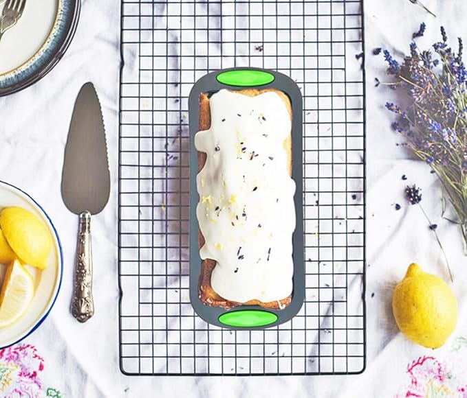 Silicone Bread and Loaf Pan Set of 2, Nonstick Premium Food Grade Silicone Toast Pan Baking Pans, Oven-Microwave-Dishwasher Safe Silicone Bakeware Cake Molds, 8.7"x4"x2.4" Inside - Image 5