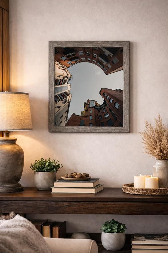 Craig Frames 16x24 Gray Picture Frame, Wall Decor for Art and Photos | A lightweight, shatter resistant acrylic front, made in the USA for a gallery display - Image 2