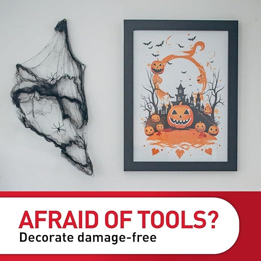 Command 10 lb Medium Picture Hanging Strips 16 Pairs (32 Command Strips), Damage-Free Hanging Picture Hangers, No Tools Wall Hanger for Christmas Decorations