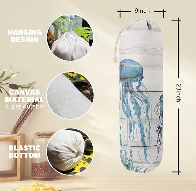 Funny Bag Bag, Grocery Bags Holder Organizer For Shopping Bags, Wall Mount Plastic Bags Storage Container Dispensers, Gift For The Preferred Family And Friends - Image 2