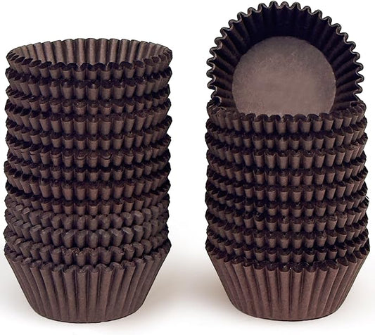 qiqee Coffee Cupcake Liners, 600 Count, Standard Size by Qiqee