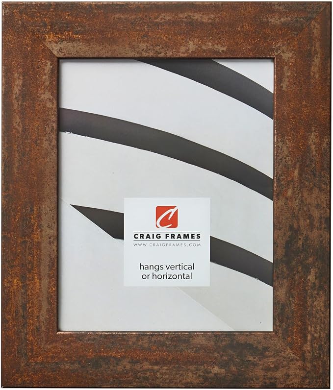 Craig Frames 19x25 Rusted Metal Picture Frame for Posters and Gallery Wall | Lightweight shatter resistant acrylic facing with a rigid backing board, made in the USA by CraigFrames