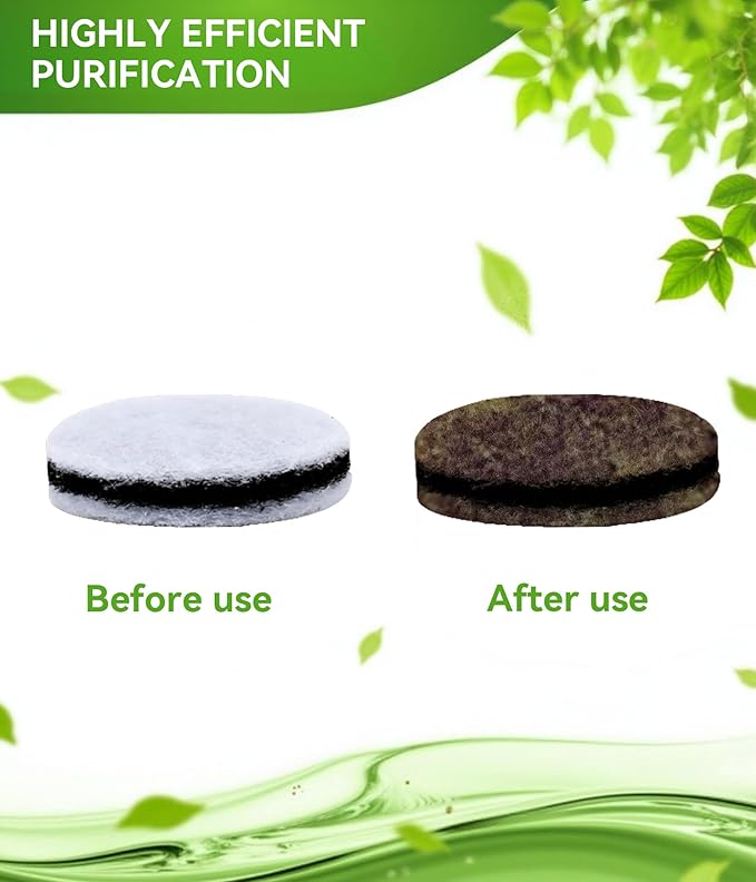 100-Pack Advanced 3-Layer Activated Carbon Filters | Universal Fit for Silicone Mouth Funnels | Removal of Harmful Substances | Easy Replacement | Long-Lasting Filtration