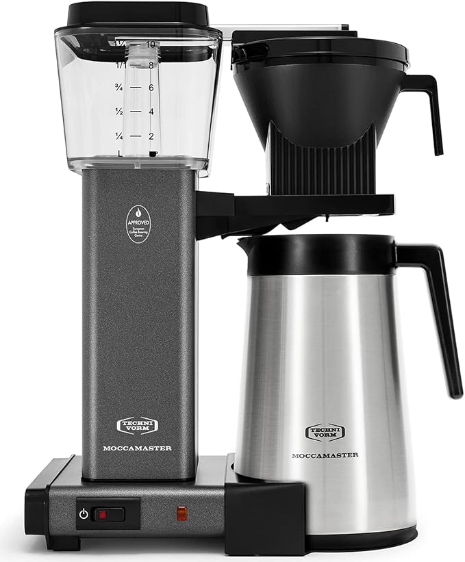 Technivorm Moccamaster 79317 KBGT thermal Carafe 10-Cup Coffee Maker 40 Ounce, Stone Grey 1.25l by Unknown