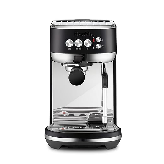 Breville BES500BTR Bambino Plus Espresso Machine, Black Truffle | Make café-quality espresso, lattes and cappuccinos at home with this compact, semi-automatic coffee maker for home baristas by Unknown