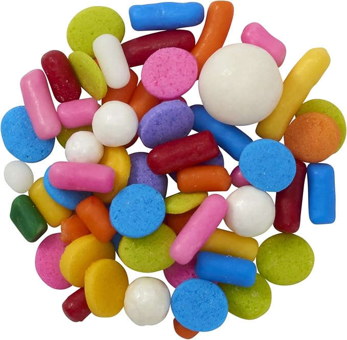 DecoPac Rainbow Party Fusion Mix Sprinkles, 26oz, Shaped Candy Sprinkles in Handheld Container, Magical Edible Decorations For Celebration Cakes, Cupcakes, Cookies and Donuts - Image 6