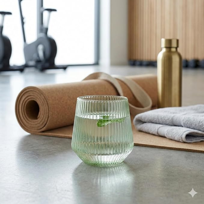 40 Pack Disposable Stemless Plastic Wine Glasses 12 oz - Origami Ribbed Shatterproof Reusable BPA-Free Recyclable Unbreakable Cocktail Cups, Champagne Wedding Birthday Party, Oojami (Color Collection) - Image 7