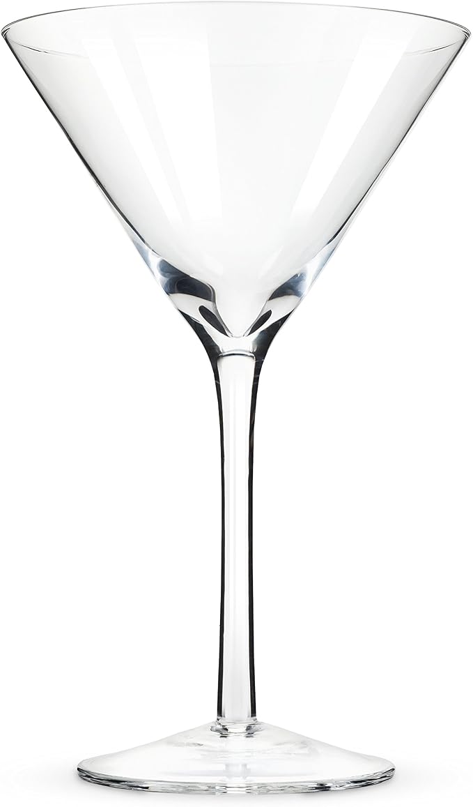 True Manhattan Martini Glass, Crystal Cocktail Coupes, Clear Glass, Cocktail glass set, Dishwasher Safe, Holds 12 oz., Set of 4 - Image 5