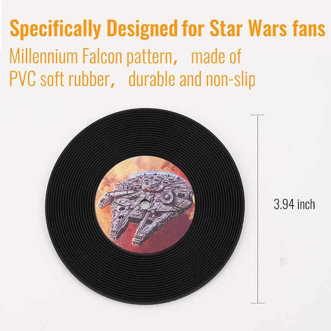 Round Ice Cube Mold Star Wars Death Star Ice Cube Molds for Whiskey Bourbon Cocktails Chocolate (3 Pack + 2 Coasters+1Tray+ Starry bag)