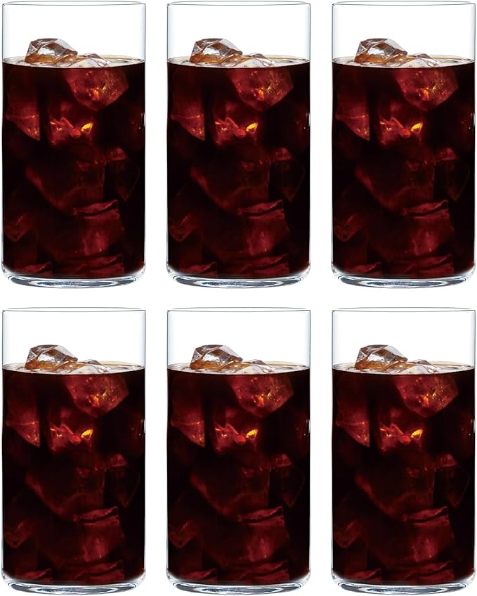 Toyo Sasaki Glass USURAI B-09129 Whiskey Glass, Rock Glass, 18.0 fl oz (560 ml), Set of 6, Shatter Resistant, Cup, Made in Japan, Dishwasher Safe by Unknown