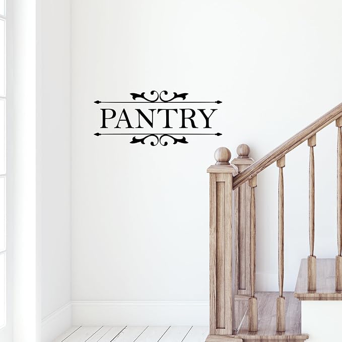 Pantry Vinyl Wall Decal Sticker Art Decal for Pantry Room Door Home Decoration - Image 2