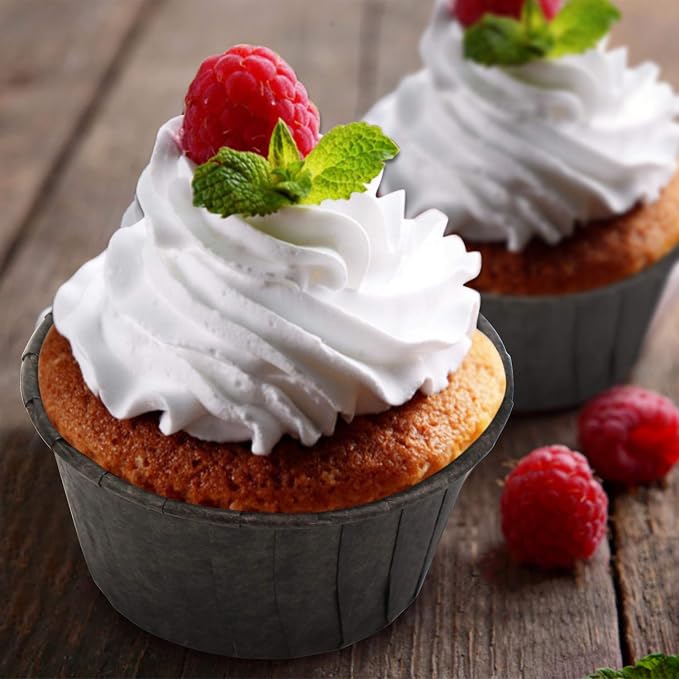 EUSOAR Baking Cups, 50pcs 3.5oz Cupcake Liners, Christmas Muffin Cupcake Liners, Cupcake Wrappers, Cupcake paper, Paper Cupcake Liners Holder, Disposable Ramekins, Muffin Pan Baking Cups - Image 3