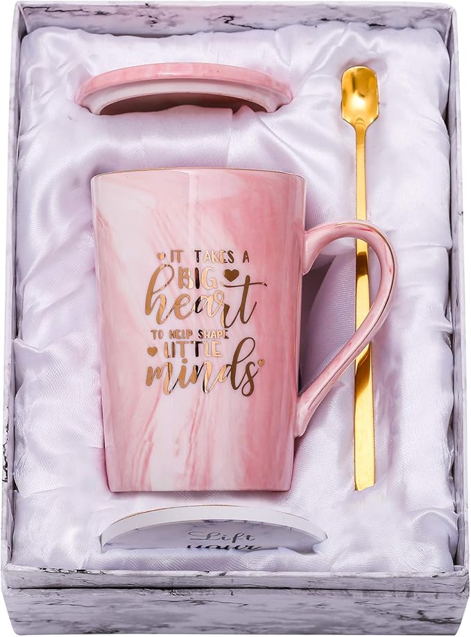 ShinnyWis Teacher Appreciation Gifts - Teacher Gifts for Women from Student - Thank You - Christmas Gift for Teachers-14oz Coffee Mug, Birthday Retirement Graduation, Nice Gift Boxed by ShinnyWis
