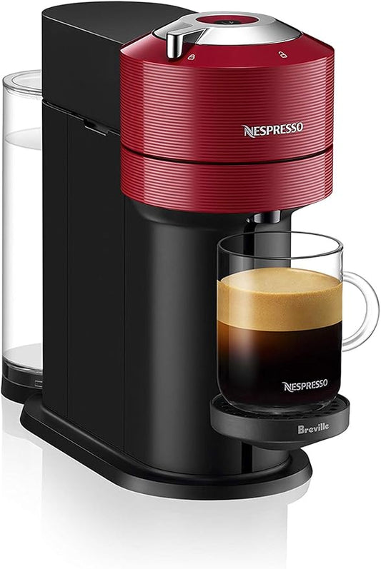Nespresso Vertuo Next Coffee and Espresso Machine by Breville, Cherry Red