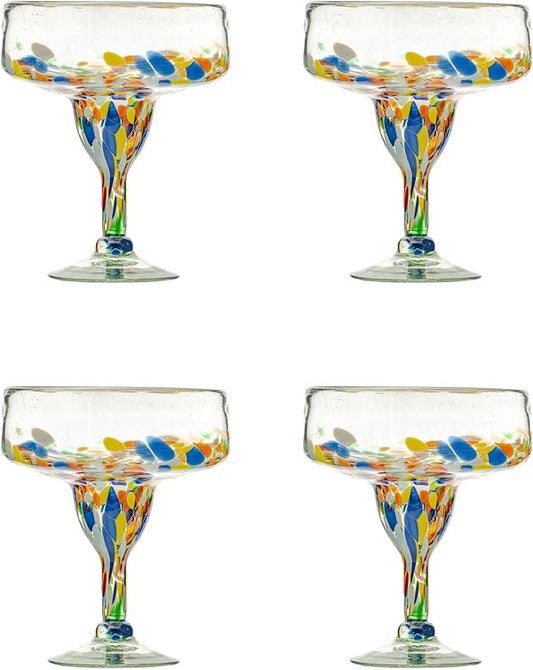 10 Strawberry Street San Lucas Mexican Glassware, Margarita, Set of 4 by 10StrawberryStreet