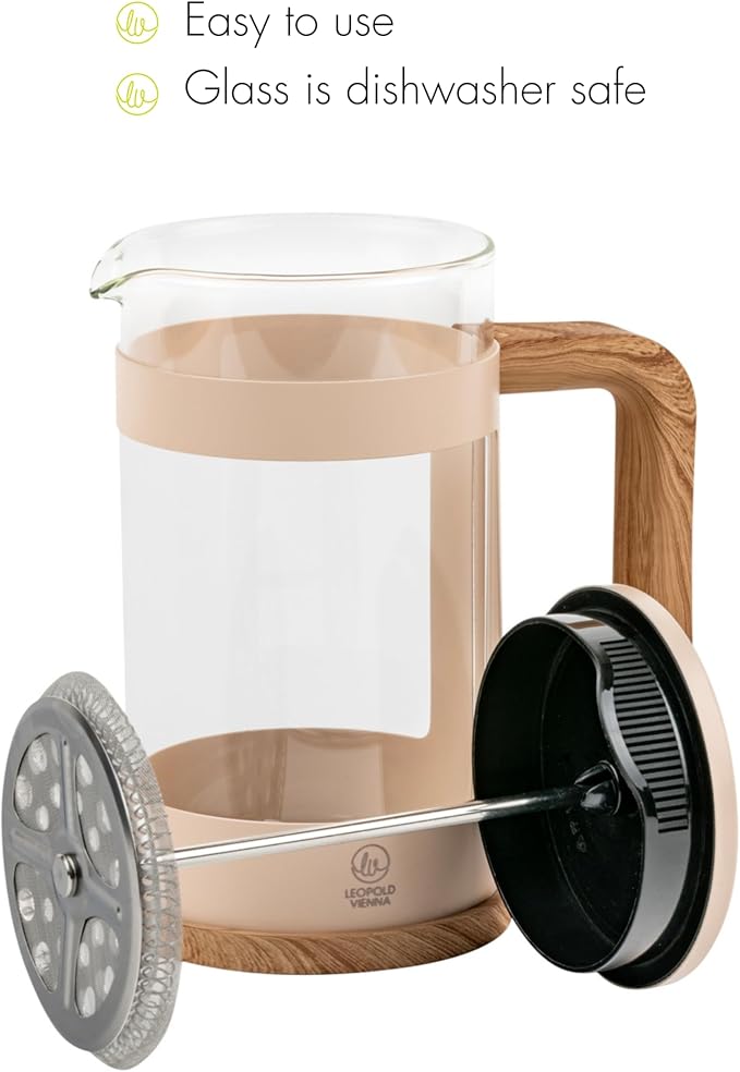 Leopold Vienna - Franca Coffee & Tea Maker - 600 ml - Sand - Image 4