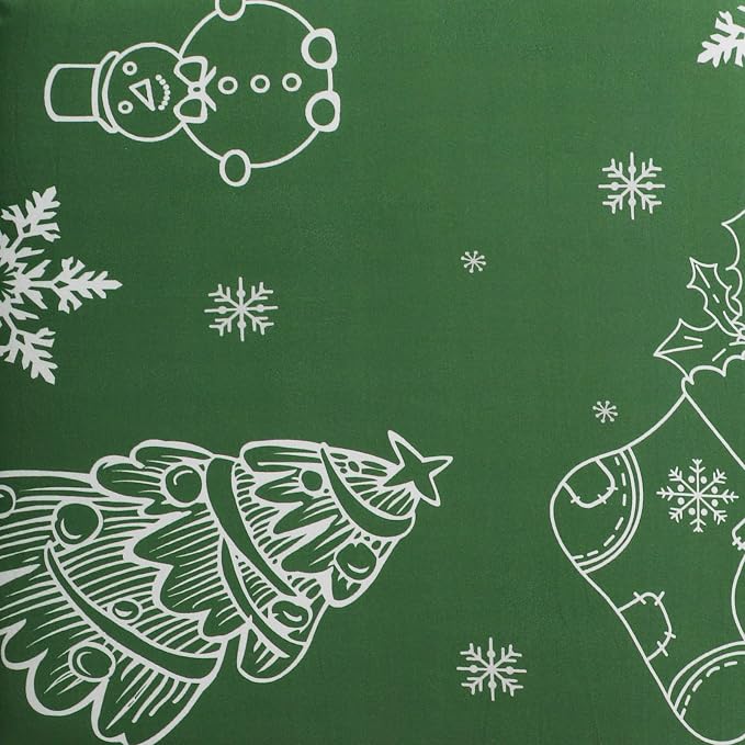 FORCHEER Chair Covers for Dining Chairs Set of 4,Christmas Deco Stretch Dining Room Chair Cover Kitchen Parsons Chair Slipcovers (Pack of 4, Christmas Deco) - Image 7