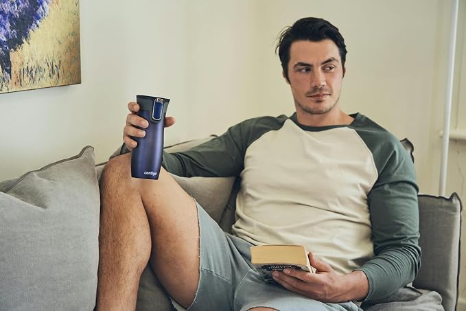Contigo West Loop Autoseal Travel Mug, Stainless Steel Thermal Mug, Vacuum Flask, Leakproof Tumbler, Coffee Mug with BPA-Free Easy-Clean Lid - Image 6