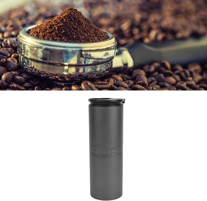 All in One Portable Coffee Maker Machine, Integrated Electric Coffee Grinder and Coffee Brewer Combo, Compact Portable Coffee Equipment for Household Daily Use, Camping - Image 4
