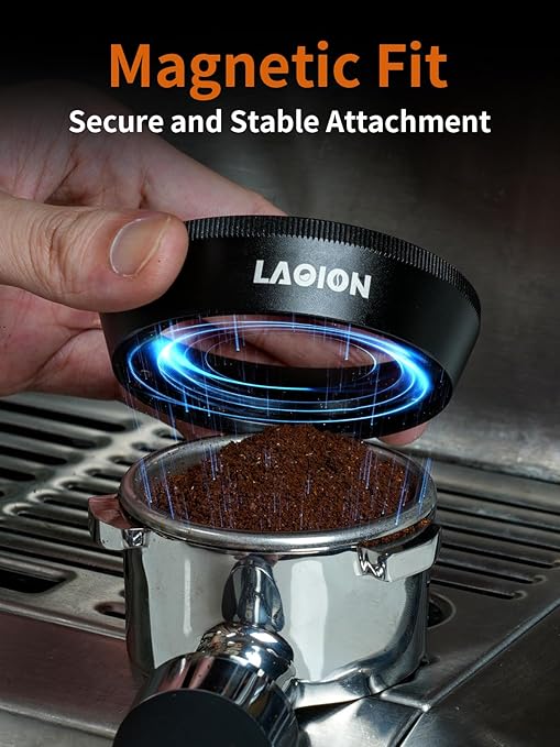 54mm Dosing Funnel, Espresso Tools Easy Clean Design with Magnetic, Espresso Dosing Funnel Fits for 54mm Breville Portafilter for Barista