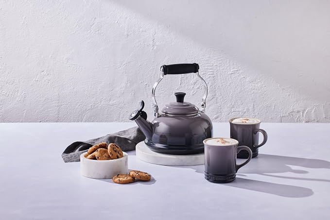 Le Creuset Stoneware Vancouver Mug, Set of 4, 14 oz. each, Oyster - Image 6