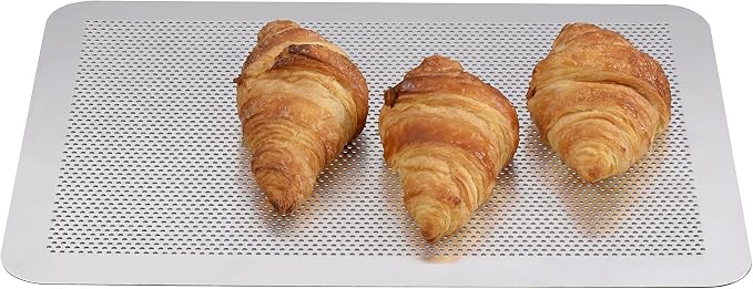 Mali's 43034 – Perforated Flat Aluminium Baking Tray without Edges 40 x 30 cm, Thickness 1.5 mm - Image 2