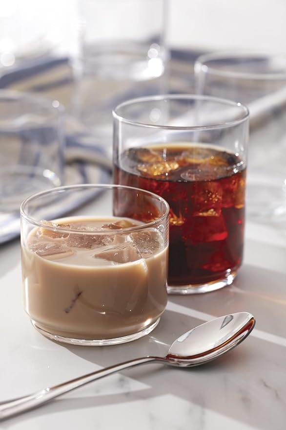 Lenox Tuscany Classics Stackable Highball Glasses, Set of 6 | dishwasher safe | 2.5 inch height | stackable design | 9oz, gift for women, drinking glasses cups, glassware - Image 8