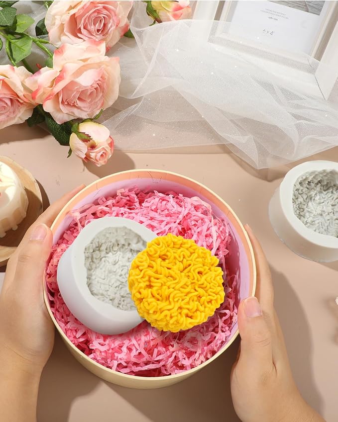 Instant Noodles Silicone Mold, Noodle Candle Mold, Instant Noodle Fondant Molds, Food Shaped Molds for Chocolate Bath Bomb Home Ornaments Making Tools - Image 9