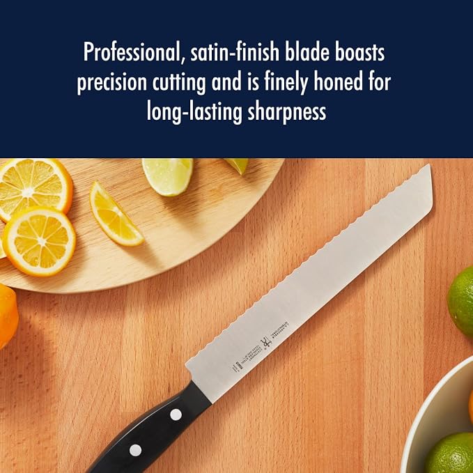 Henckels Statement 20-Pc Knife Set, Razor-Sharp, German Engineered, Brown | Informed by 100+ Years of Mastery. Effortless Cutting with Lightweight with Comfortable Grip, Dishwasher safe. - Image 8
