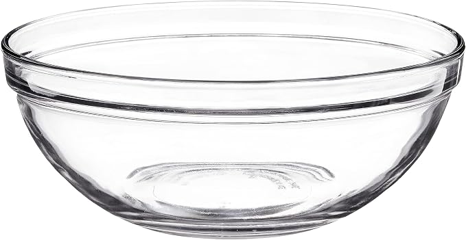 Anchor Hocking 10 Piece Mixing Bowl Set, Nesting Serving Bowls & Mixing Bowls (1 oz, 2 oz, 4 oz, 6 oz, 10 oz, 16 oz, 1 Qt, 1.5 Qt, 2.5 Qt, 3.5 Qt) - Image 4