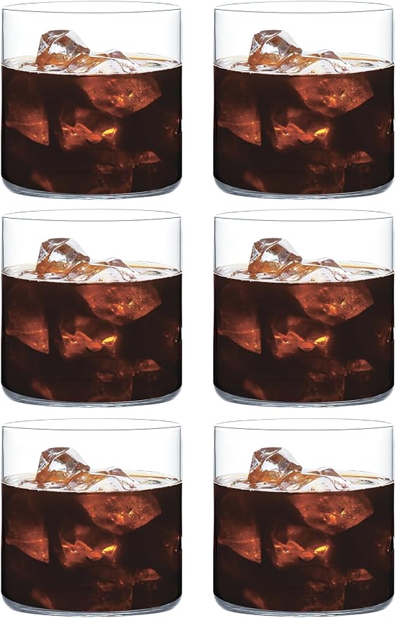Toyo Sasaki Glass B-09127CS Whiskey Glass, Rock Glass, 12.8 fl oz (355 ml), Set of 6, Usuhari, On the Rock Glass, Shatter-Resistant, Cup, Made in Japan, Dishwasher Safe by Unknown