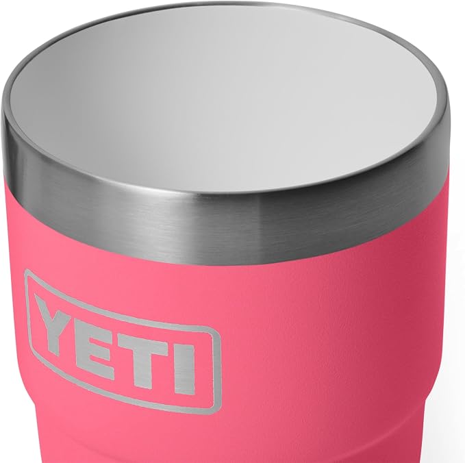 YETI Rambler 8 oz Insulated Coffee Mug with Lid - Stackable Double-Wall Vacuum Insulated Coffee Cup - DuraSip Ceramic Lining - Barista-Friendly Design - Stainless Steel - Dishwasher Safe - Image 5