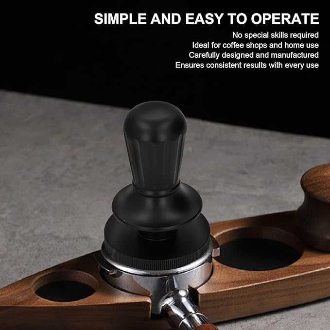 Coffee Tamper,Espresso Coffee Kitchen Tool,Expresso machine accessories,Aluminum Alloy Professional Constant Pressure Coffee Tamping Tool for Home Cafe