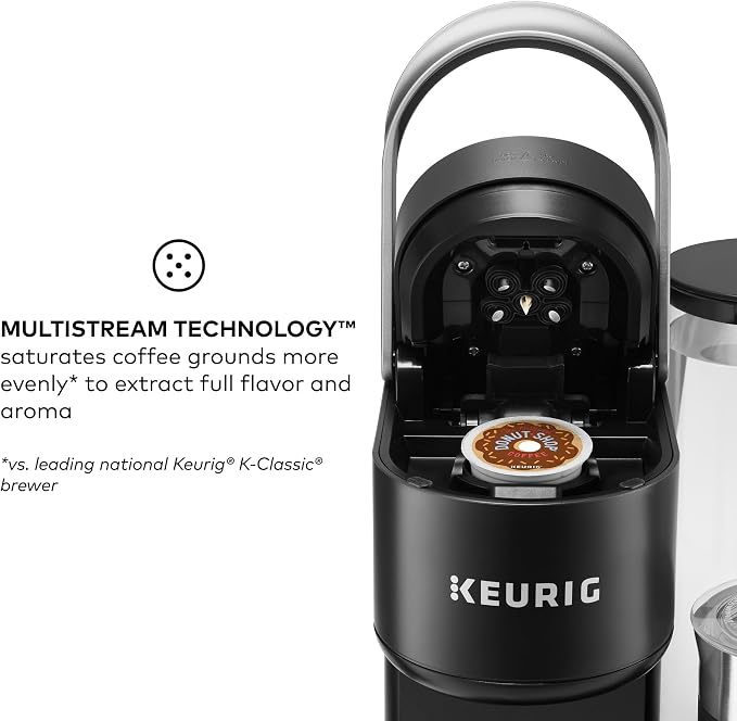 Keurig K-Café SMART Single Serve Coffee Maker with WiFi Compatibility, Latte and Cappuccino Machine with Built-In Frother, 6 Brew Sizes, Black | WiFi Compatibility, Latte, Cappuccino Machine with Built-In Frother, 6 Brew Sizes - Image 10