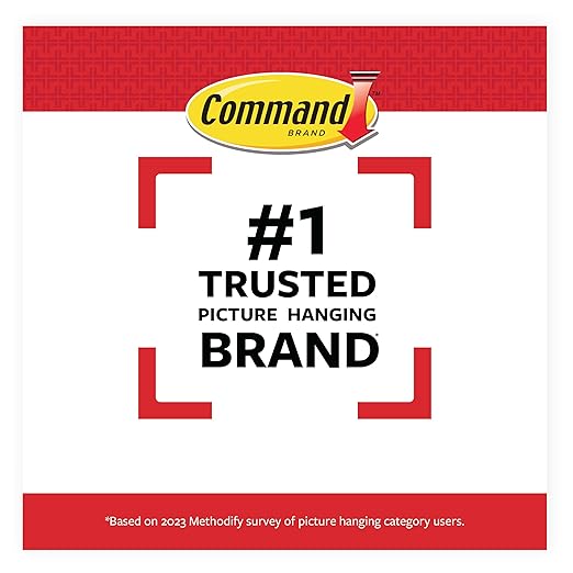 Command 10 lb Medium Picture Hanging Strips 100 Pairs (200 Command Strips), Damage-Free Hanging Picture Hangers, Great for Home Decor, White Adhesive