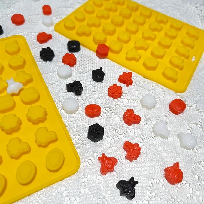2Pack Honey Bee Chocolate Mold Bee Silicone Molds Honeycomb Chocolate Mold Honeypots Honey Dippers Shape Candy Molds Baking Moulds Gummy Fondant Ice Cube Candle Mold for Sugar Dessert Cupcake Decor - Image 5