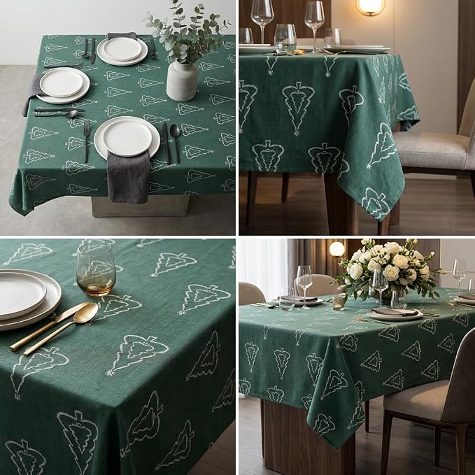 Urban Villa Tablecloth Cotton Tabletop 60x102 (8-10 Seats) Jaqrd Tree - Image 8