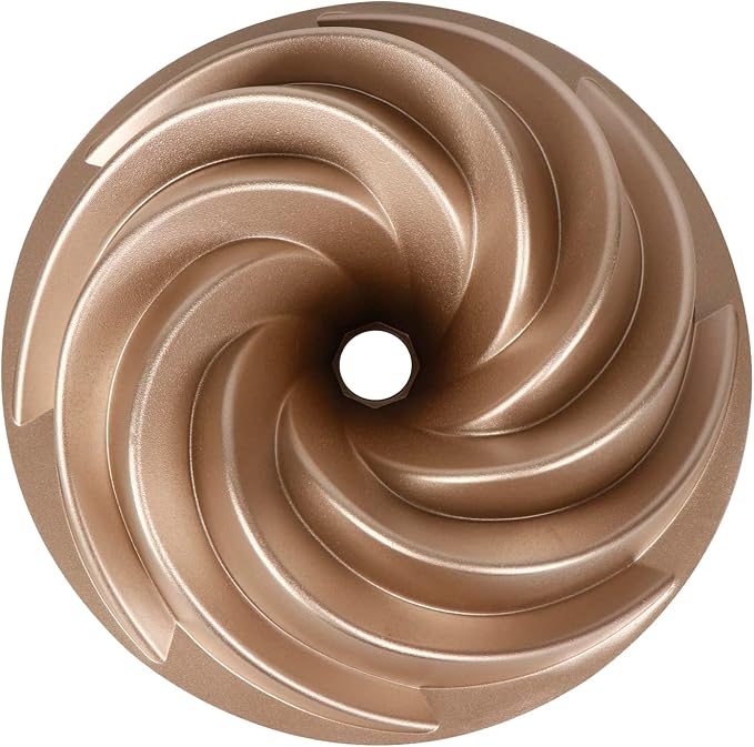 Baker's Secret Nonstick Fluted Cake Pans, Perfect for Fluted Cakes, Die Cast Aluminum Cake Pans, 2 Layers Non-stick Coating For Easy Release, Cake Pan - Cast Aluminum Collection (Marissa) - Image 8