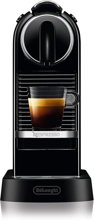 Nespresso CitiZ Original Espresso Machine by De'Longhi, Black | Limousine black espresso machine with 19 bar pump and fast heat-up. Brews espresso and lungo at the touch of a button. - Image 2