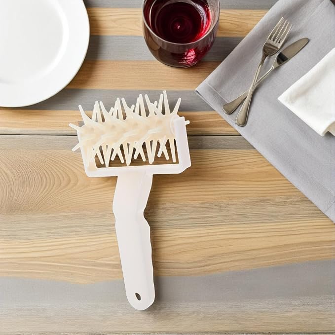 3pcs Plastic Dough Roller with Handle for Baking Pastry and Pizza Crust, Easy to Clean Bread Dough Pin Roller with Unique Design for Home Use and Professional Bakers - Image 8