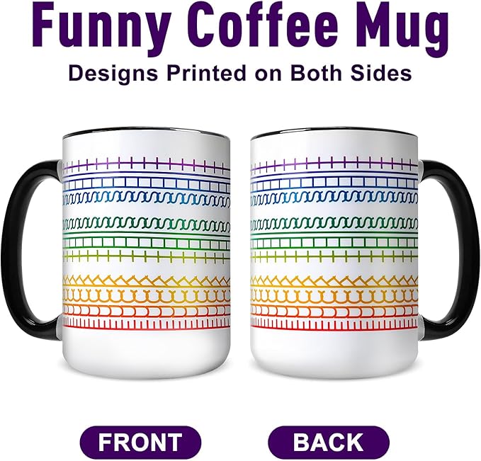 Funny Coffee Mugs for Women Men,15oz Hidden Message Ceramic Cup | Secret Message Mug,Novelty Birthday Gag Gifts for Friends,Family,Office Prank Gag Gift for Coworkers,Fun White Elephant Gifts - Image 2