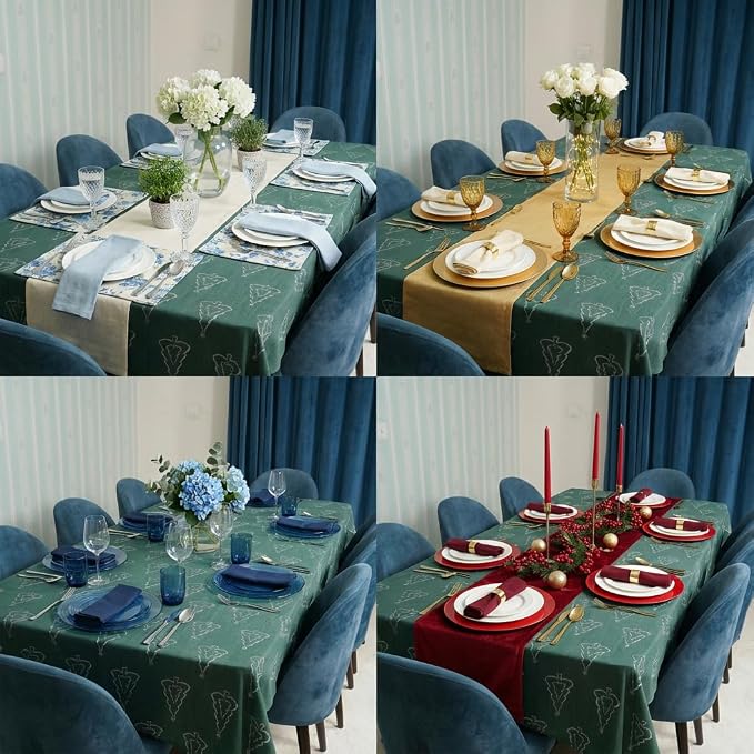 Urban Villa Tablecloth Cotton Tabletop 60x102 (8-10 Seats) Jaqrd Tree - Image 5