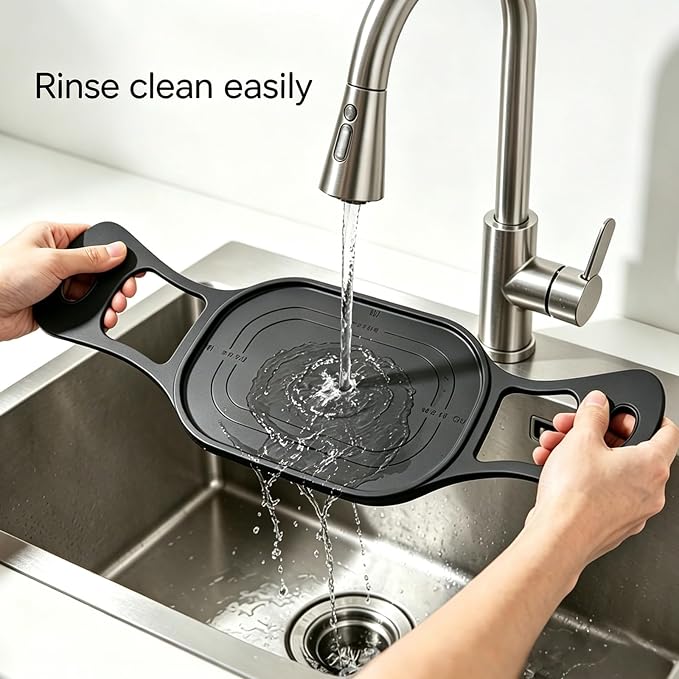 Food Grade Silicone Bread Baking Mat Nonstick Dough Mat with Handles for Oven Use Easy Clean Dishwasher Safe - Image 5